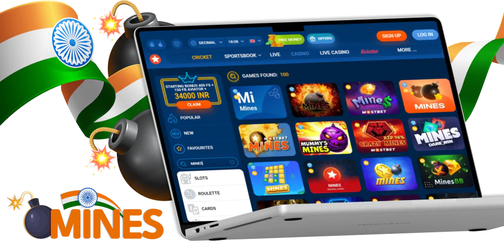 Mines Game for players in India
