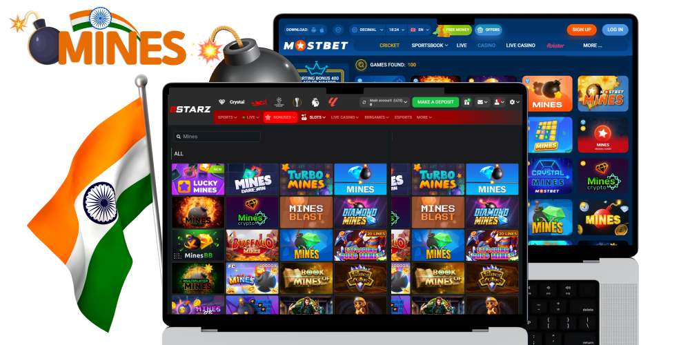 Indian online casinos to play Mines game