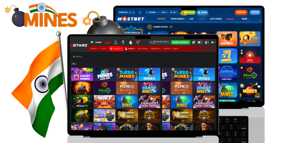 Indian online casinos to play Mines game